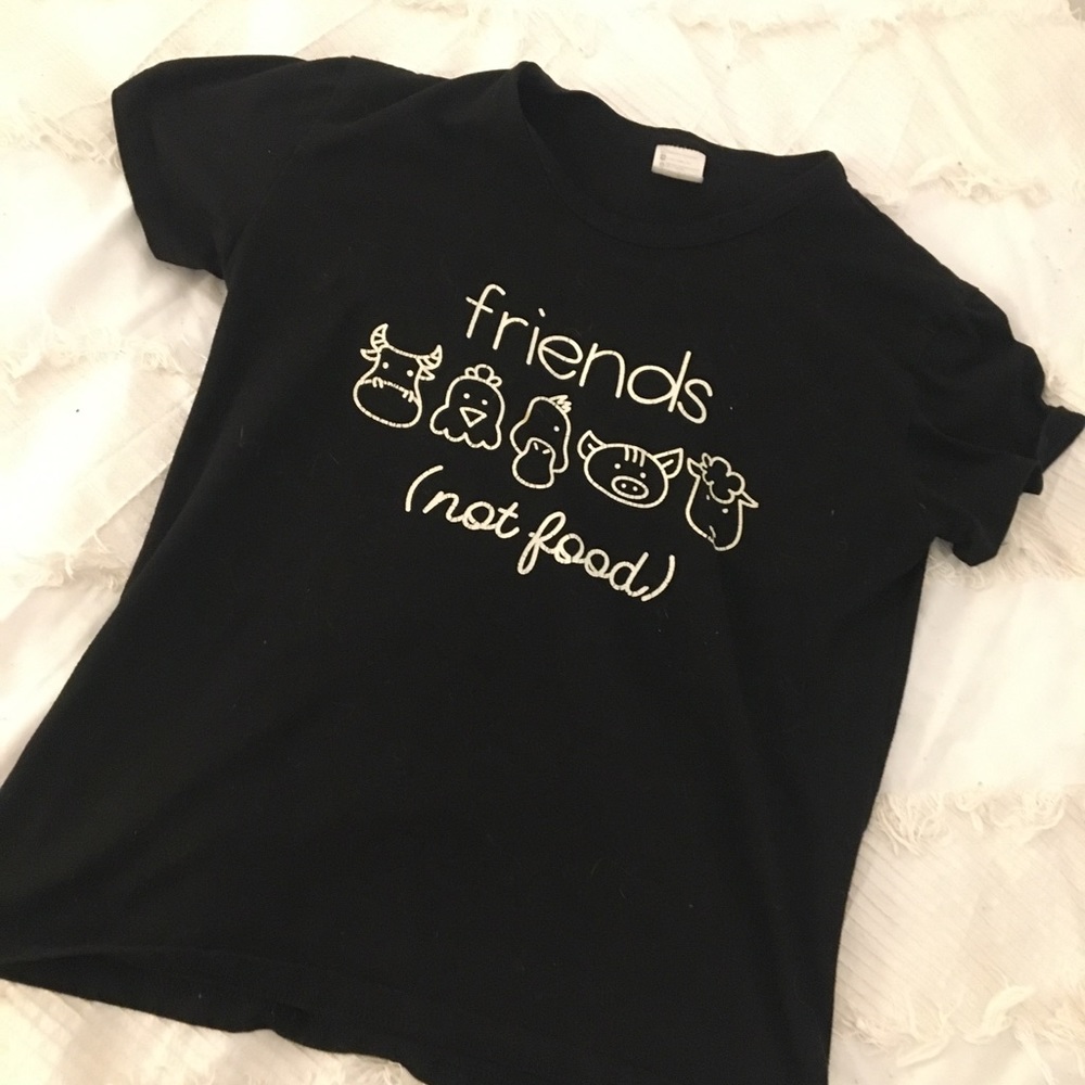 Friends not food vegan shirt